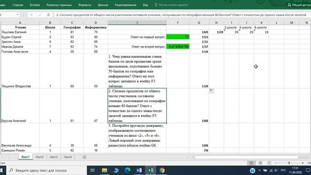 Информатика – 9, 14.04.2020 смотреть онлайн