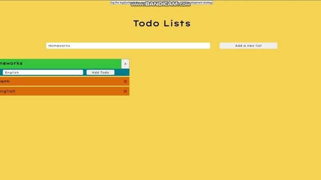 Todo List with Javascript смотреть онлайн