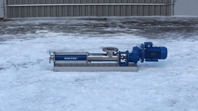 Шнековый насос SOLTEC ® BN038L01FZS для очистных сооружений