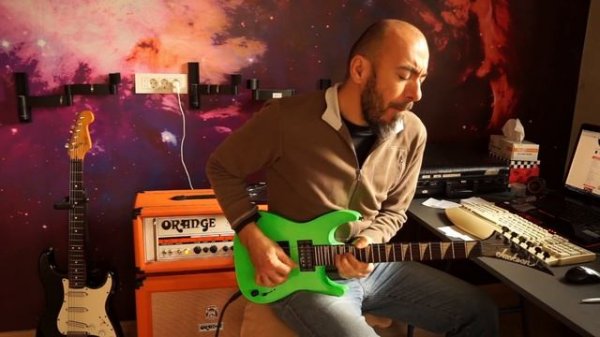 playing the blues on a Jackson JS SERIES DINKY™ MINION JS1X