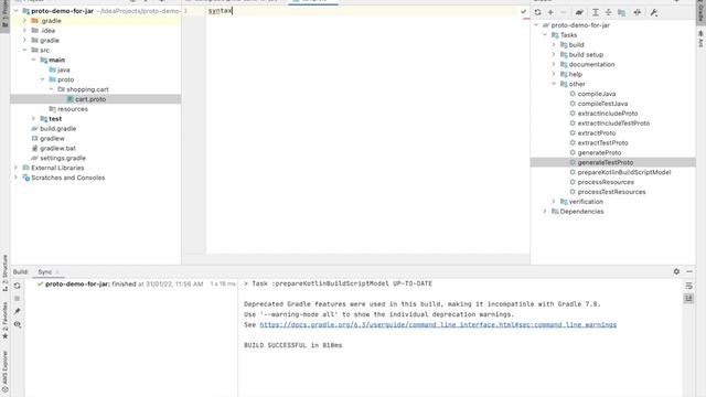 Create Jar from Proto files смотреть онлайн