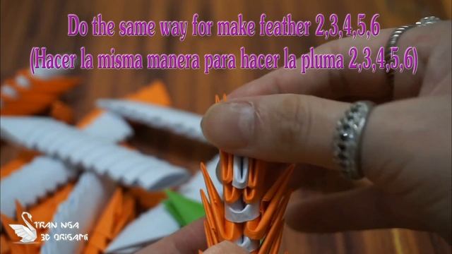 3D ORIGAMI PEACOCK V2 TUTORIAL , paper peacock | Tutorial 3d pavo real de origami смотреть онлайн