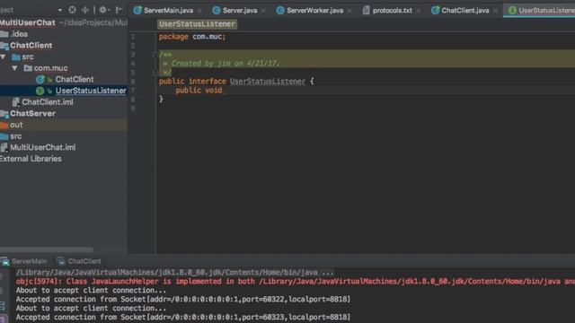 JoD Ep4: Building a Multi-User Chat Application in Java - Part 4: Chat Client API смотреть онлайн