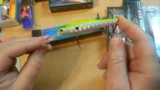 Распаковка посылки с воблером TsuYoki Chum 90F смотреть онлайн