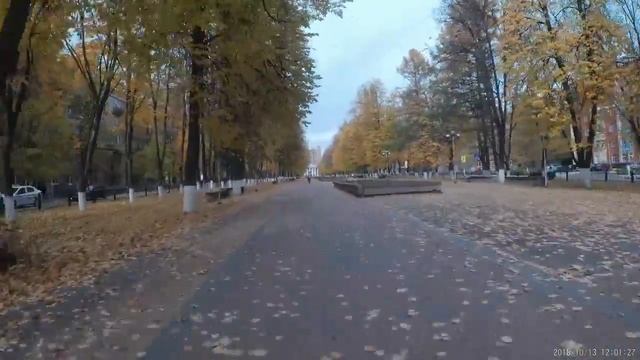 электросамокат небольшая поездка г. Жуковский осень смотреть онлайн