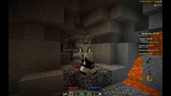 Как быстро фармить combat на Hypixel SkyBlock в Minecraft гайд