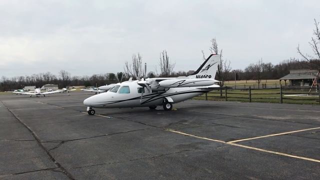 Mitsubishi MU-2 Engine Start смотреть онлайн