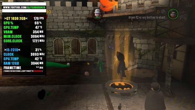 Lego Batman 2: DC Super Heroes | GT 1030 2GB + i5-2310 + 12GB RAM смотреть онлайн