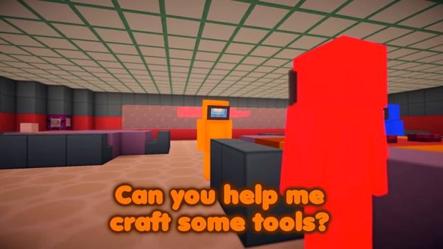 If Among Us was in Minecraft смотреть онлайн