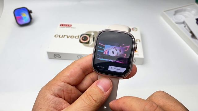 VWAR A9 4G Android Smart Watch with Camera - Install App & Play Games,Curved AMOLED Screen UNBOXING смотреть онлайн