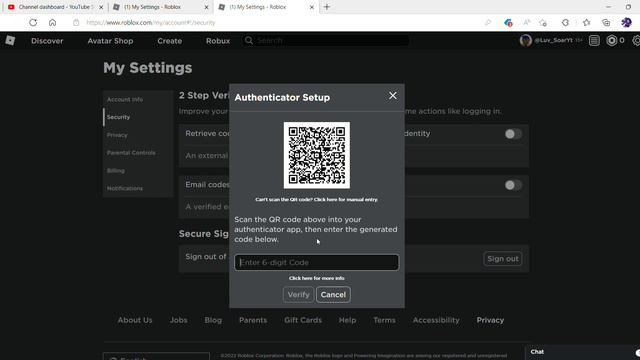 How to enable 2fa and verify your Roblox account смотреть онлайн