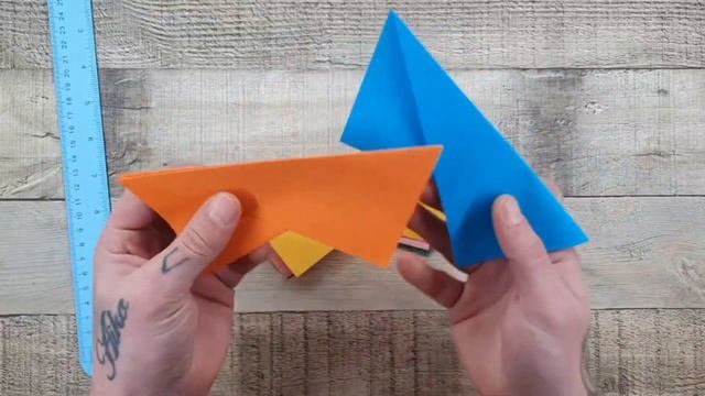 Easy origami modular paper frisbee toy with Ski смотреть онлайн