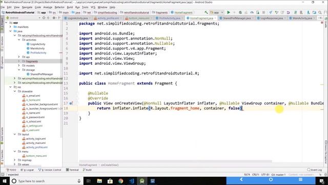 #17 Retrofit Android Tutorial - Bottom Navigation View смотреть онлайн