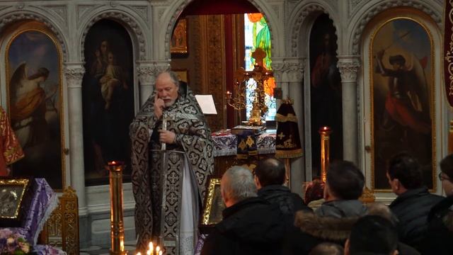 Неделя 2-я Великого поста – Свят. Григория Паламы, проповедь о. Валерия после Божественной Литургии