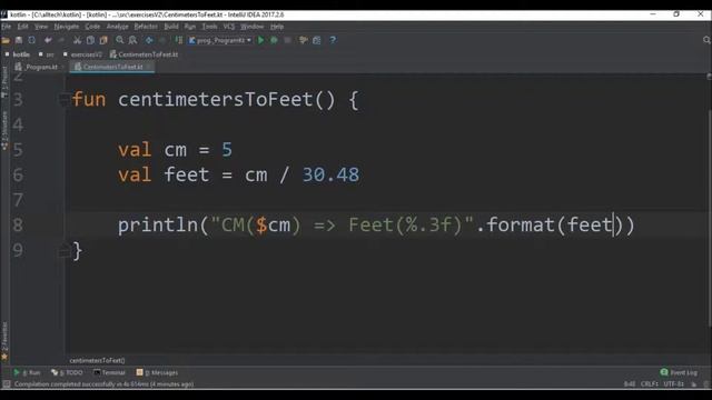 centimeters to feet in kotlin смотреть онлайн