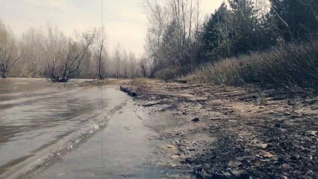 Весной на природе. На лодке по реке. Открыли сезон отдыха 2021г. смотреть онлайн