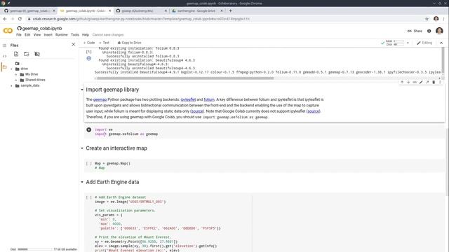 GEE Tutorial #35 - How to use geemap and Earth Engine in Google Colab смотреть онлайн