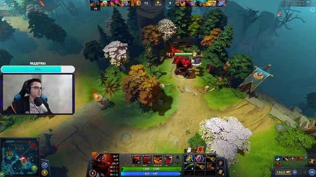 УЧУСЬ ДОБИВАТЬ КРИПОВ В DOTA 2! КАТКИ В РЕЙТИНГЕ DOTA 2! ДОТА В 2022 ГОДУ смотреть онлайн