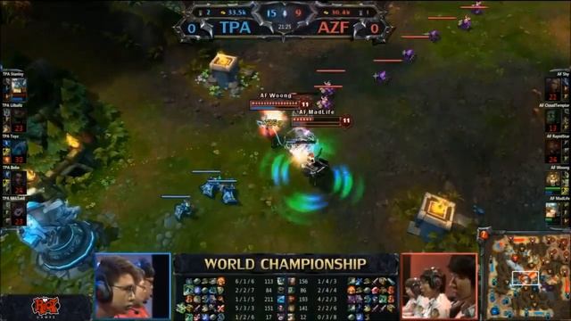 League of Legends World Championships 2012 //Game 1- Azubu Frost vs Taipei Assassins// смотреть онлайн