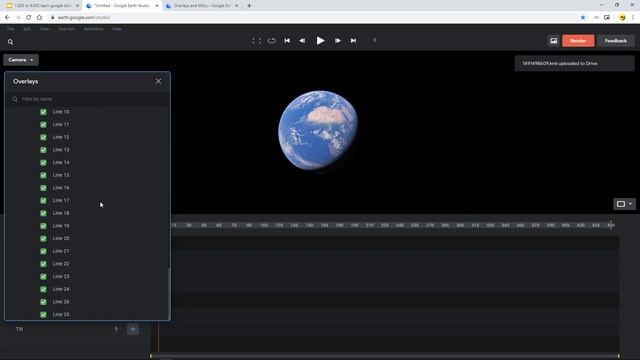 How to Overlay KML KMZ files 9.002 Learn Google Earth Studio смотреть онлайн