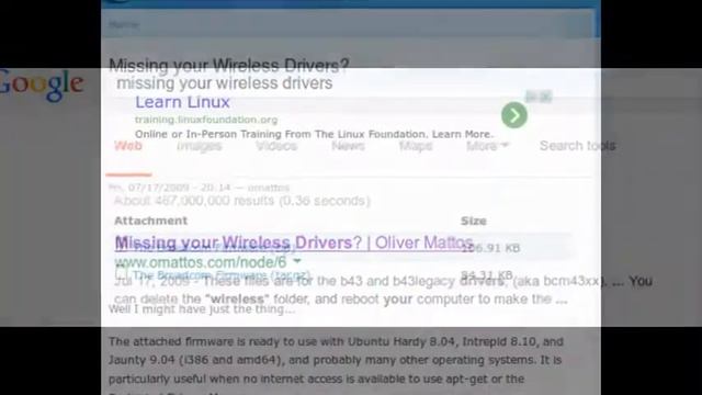 Broadcom b43 Ubuntu drivers FIX смотреть онлайн