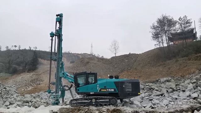 Буровой станок SWDE152B в работе смотреть онлайн