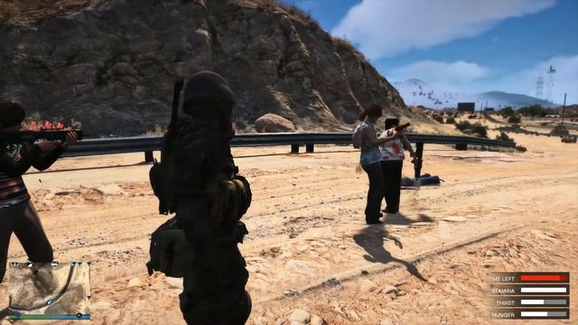 HUNK AND ADA WONG, SURVIVOR'S REMORSE!! (GTA 5 PC MODS) смотреть онлайн