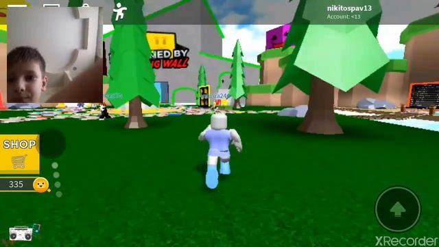 Roblox, убегаем от стены смотреть онлайн