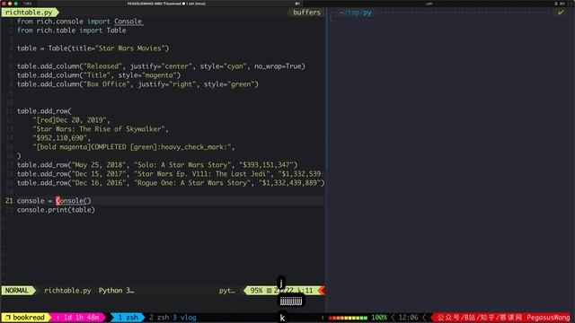 python rich 终端炫酷输出 смотреть онлайн