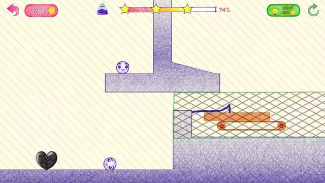 Love Story : Draw Physics Line. Heal Love. Level 84. 3 Stars. смотреть онлайн