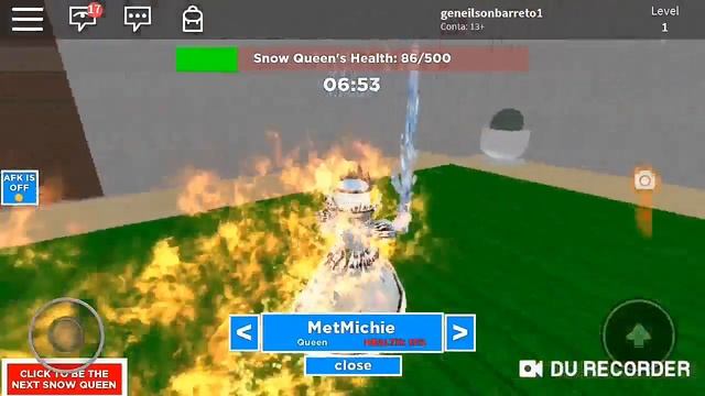 DESTROY THE SNOW QUEEN : ROBLOX смотреть онлайн