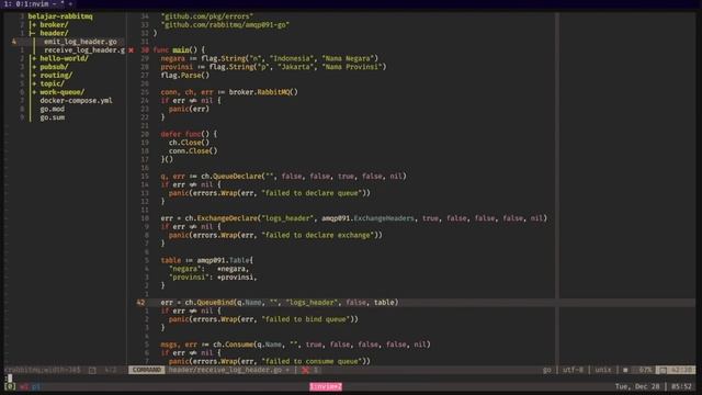 Tutorial Golang RabbitMQ Dasar - 04 - Header смотреть онлайн