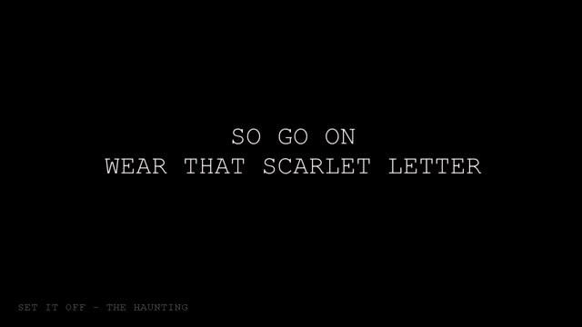 Set it off - The Haunting [Lyrics] смотреть онлайн