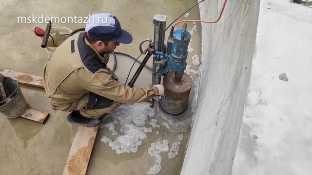Алмазное бурение в бассейне смотреть онлайн