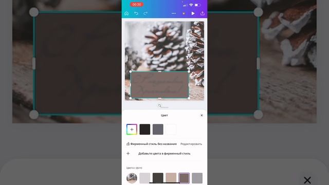 Работа в приложении Canva. Часть 2 смотреть онлайн