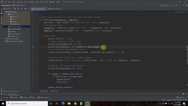 How to Create a Start Screen with Pygame - The Corporate CEO | #115 (Pygame #1) смотреть онлайн