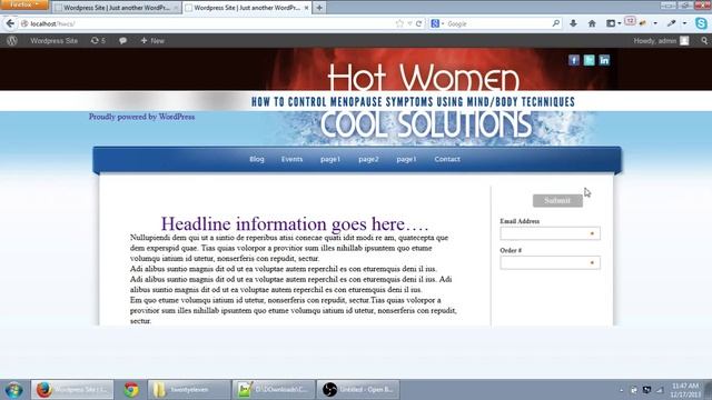 wordpress theming part-3 sidebar.php смотреть онлайн