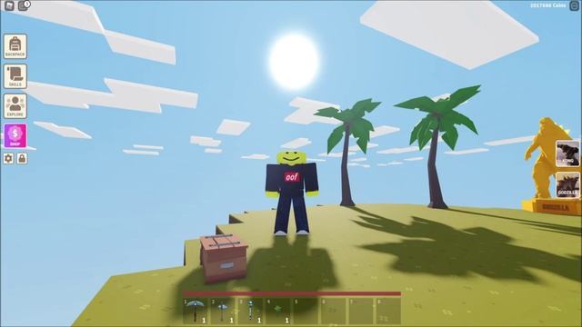 Гайд по обнове с конгом и годзиллой в скайблокс! Роблокс скайблок обнова! смотреть онлайн