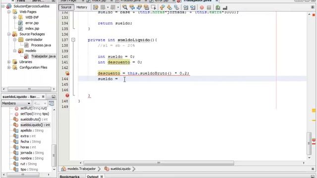 Solucion ejercicio (Calculo Sueldos) - MVC JAVA WEB смотреть онлайн