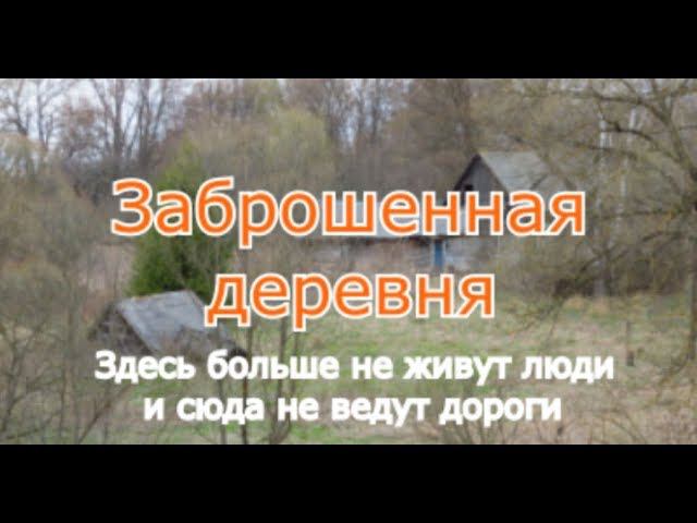 Заброшенная деревня. Здесь больше нет людей и дорог, только безысходность смотреть онлайн