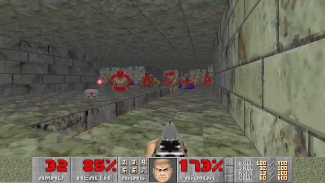 DOOM (1993) The Shores of Hell: E2M9: Fortress of Mystery (UV, No Saves, Pistol Start) смотреть онлайн