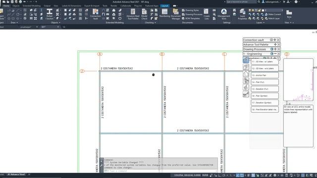 ADVANCE STEEL - DEFINIR LINEAS DE EJES - GRILLAS - VIDEO 1 смотреть онлайн