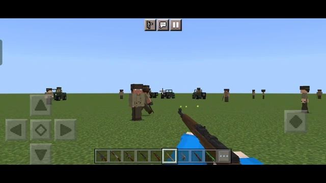 Best 3D Gun Mod WW2 Western Front V2 In Minecraft PE / Bedrock #mcpeaddon