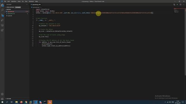 Scan network and populate IP addresses to Netbox смотреть онлайн