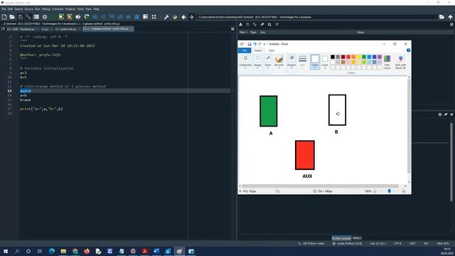 S1.1 Interchange method or 3 glasses method in Python смотреть онлайн