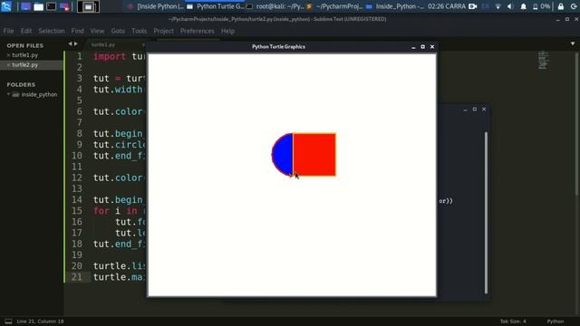 Python Turtle - Creating Shapes and Fills | Inside Python смотреть онлайн