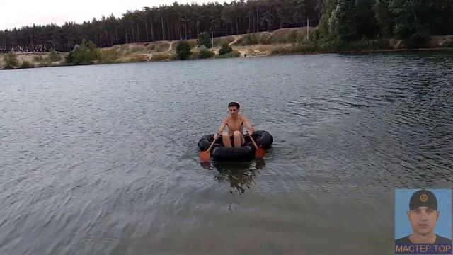 Лодка из автомобильных камер. Дешёвая, надежная и компактная самоделка. Самодельная надувная лодка смотреть онлайн