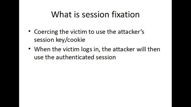 Web Vulnerabilities - Session Handling смотреть онлайн