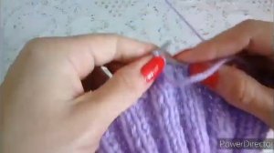 Детские следки спицами/для начинающих
