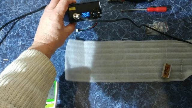 DIY First Test Hakko T12 from aliexpress kit / Первый запуск паяльной станции после сборки смотреть онлайн
